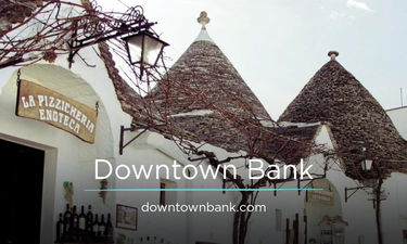 DowntownBank.com - Creative brandable domain for sale